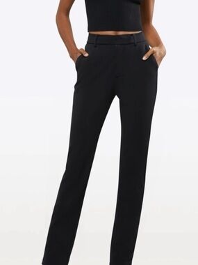 Cuts Clothing Black Statement Pant